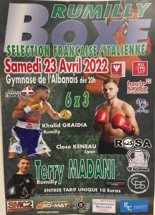 Boxe Rumilly Khalid Graidia