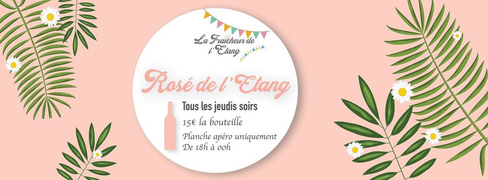 Soirée rosé étang Rumilly