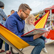 Bibliothèque ambulante au festival Le Grand Saut à Annecy