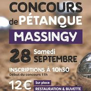 Concours de pétanque de Massingy