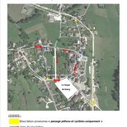 Nouveau plan de circulation à Marcellaz Albanais