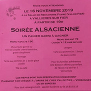 Repas dansant à Val de Fier
