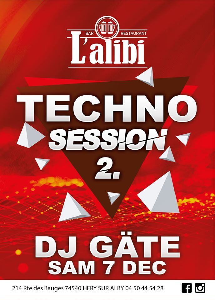 Soirée techno l'Alibi