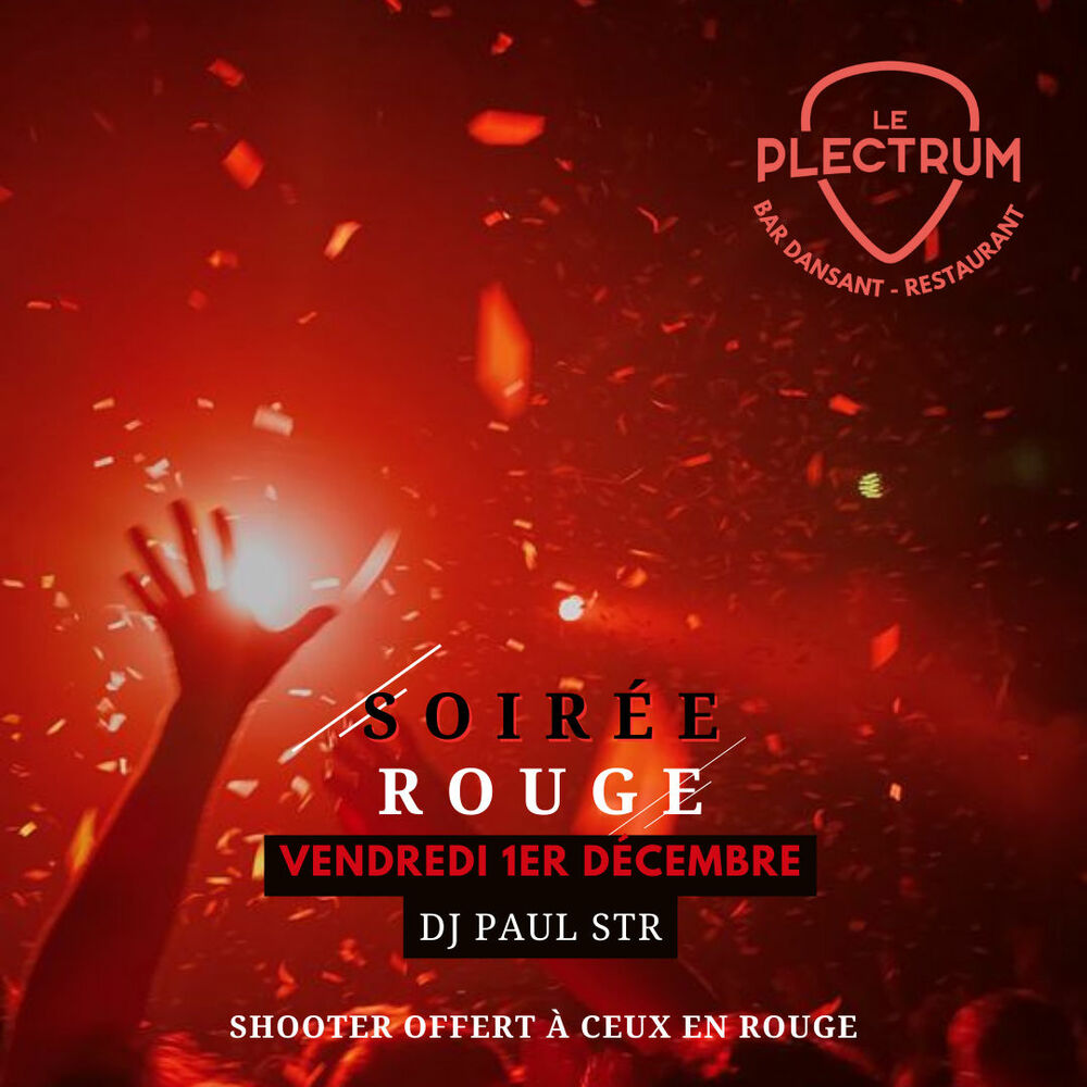Soirée rouge Plectrum Rumilly