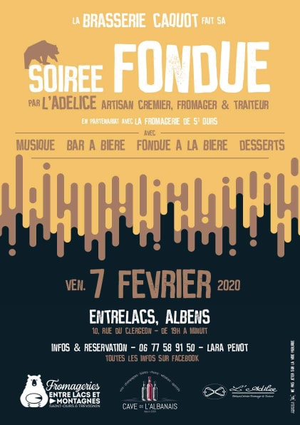 Soirée fondue Albens