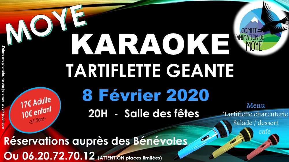 Soirée tartiflette Moye