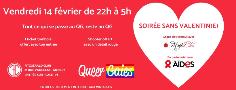 Soirée Gay Fitzgerald Annecy