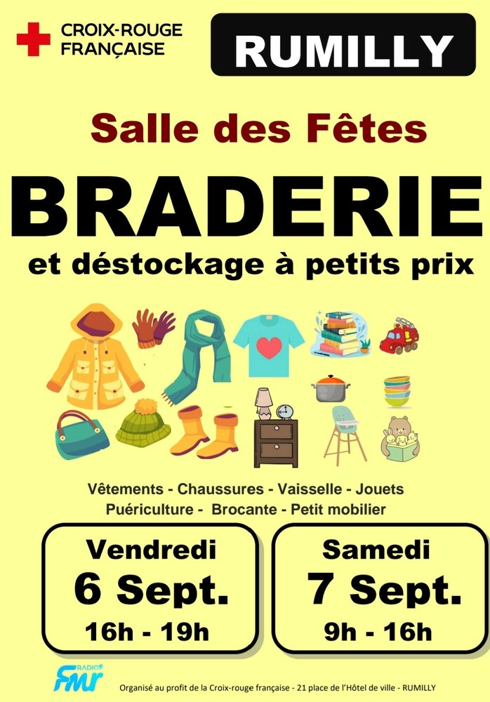 Braderie Croix rouge Rumilly 2024