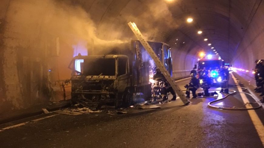 Incendie tunnel mont sion