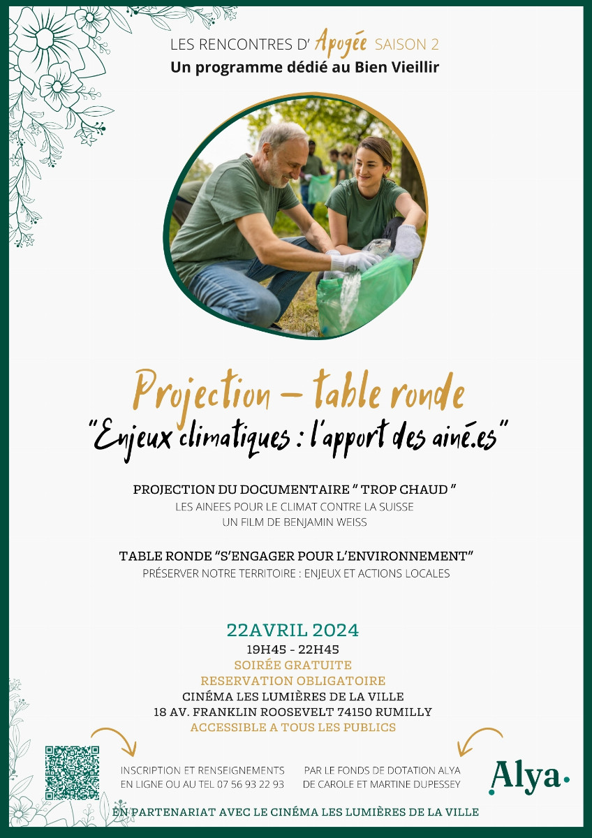 Alya – Projection – table ronde : Enjeux climatiques - Radio FMR