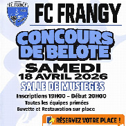 Concours de belote à Musièges