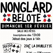 Concours de belote à Nonglard