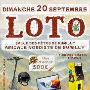 Grand loto de l’Amicale Nordiste à Rumilly