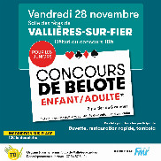 Concours de belote à Vallières