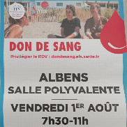 Don du sang à Albens