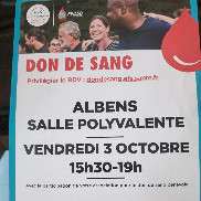 Don du sang à Albens