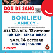 Collecte de sang à Bonlieu