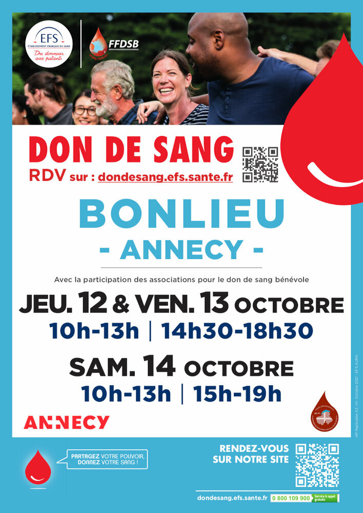 Don du sang Annecy