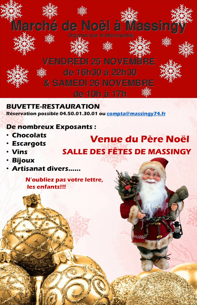 Marché Noël Massingy 2022