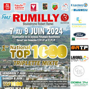 Top 1000 triplette pétanque mixte à Rumilly