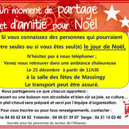 Journée de Noël pour les personnes seules