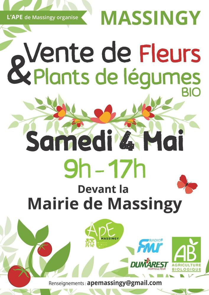 Vente fleurs légumes Massingy