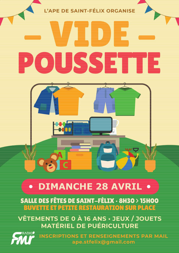Vide poussette Saint Félix 2024