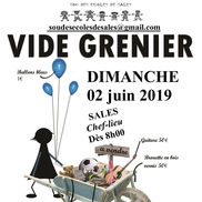 Vide grenier à Sales