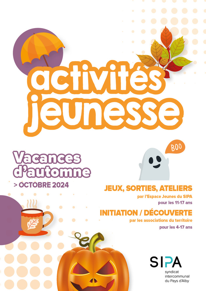 activites jeunesse toussaint 2024