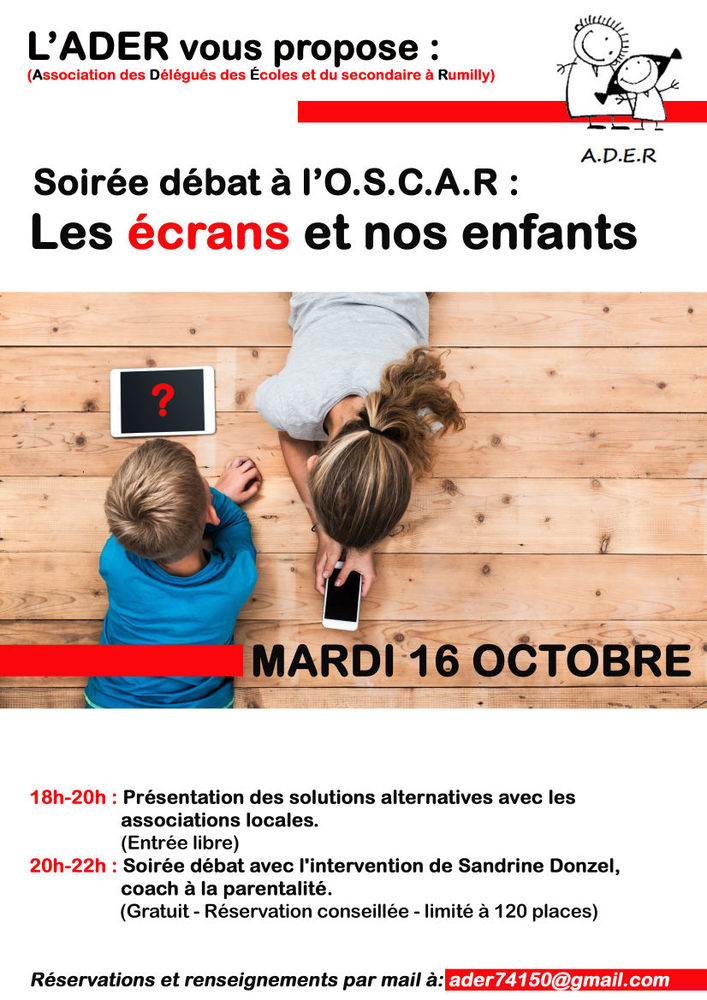 Débat écrans enfants Rumilly