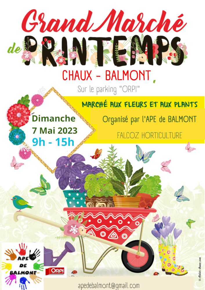 Marché fleurs Balmont
