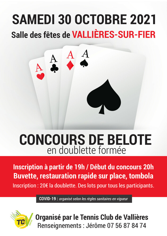 Concours belotte Vallières