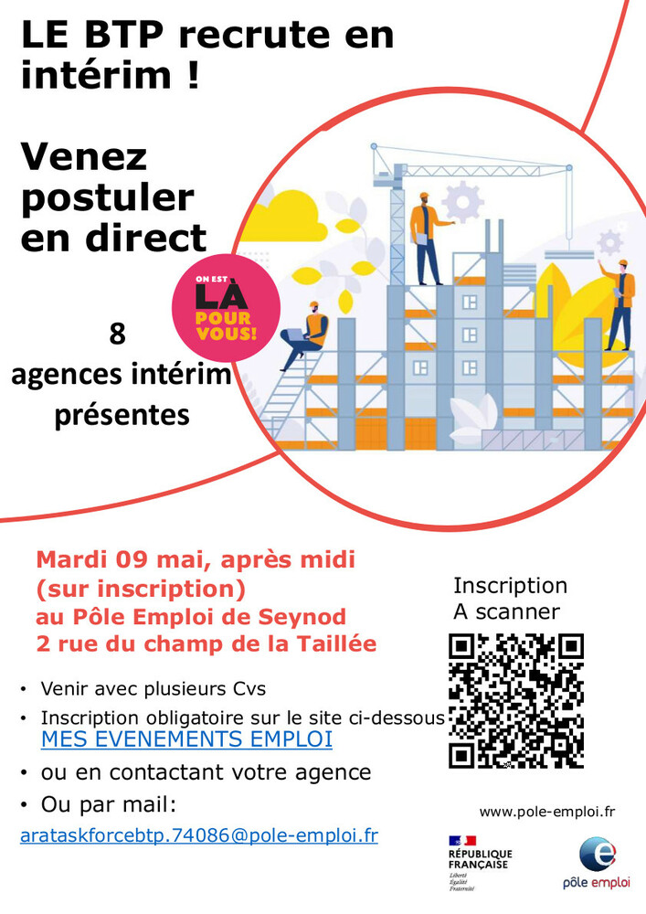 Job dating BTP Annecy
