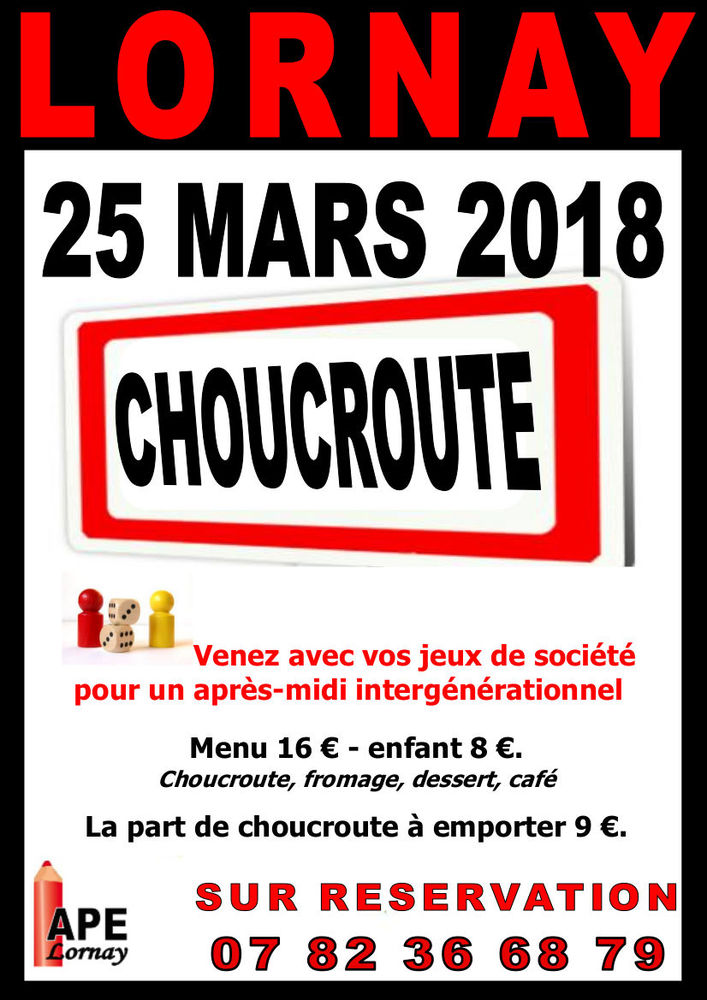 Choucroute APE Lornay