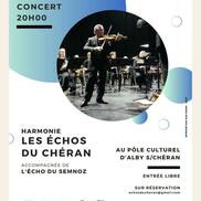 Concert des 150 ans de l’harmonie Les Echos du Chéran
