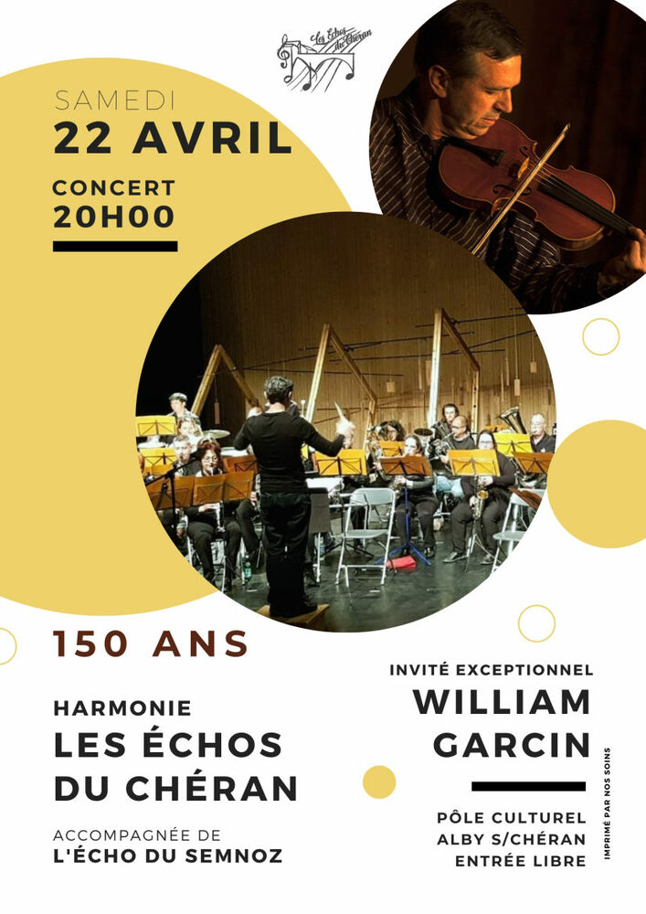 Concert 22 avril les echos du chéran