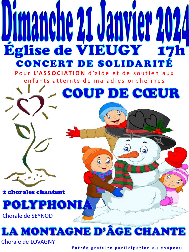 Concert chorale Vieugy