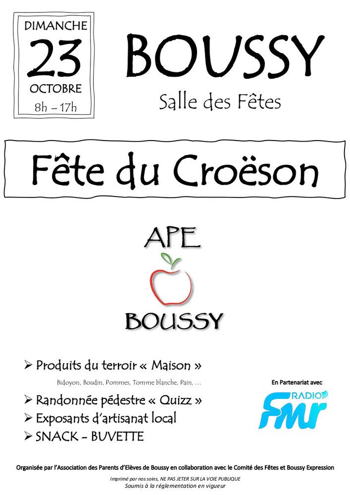Fête croëson Boussy 2022