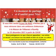 Journée de Noël pour les personnes seules à Rumilly