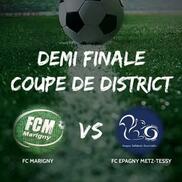 La demi-finale de la Coupe du District