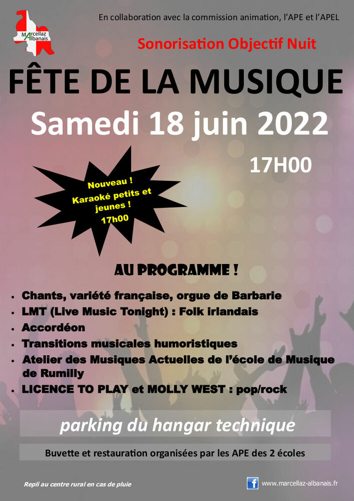 Fête musique Marcellaz