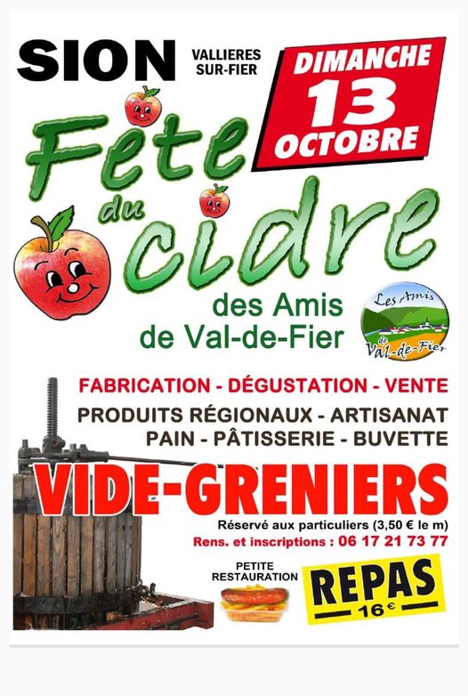Fête cidre Val de Fier
