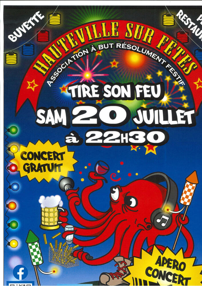 Feu d'artifice Hauteville sur Fier