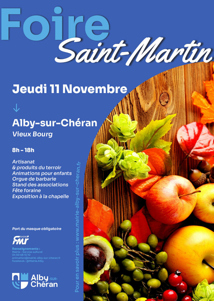 Foire Saint Martin Alby sur chéran