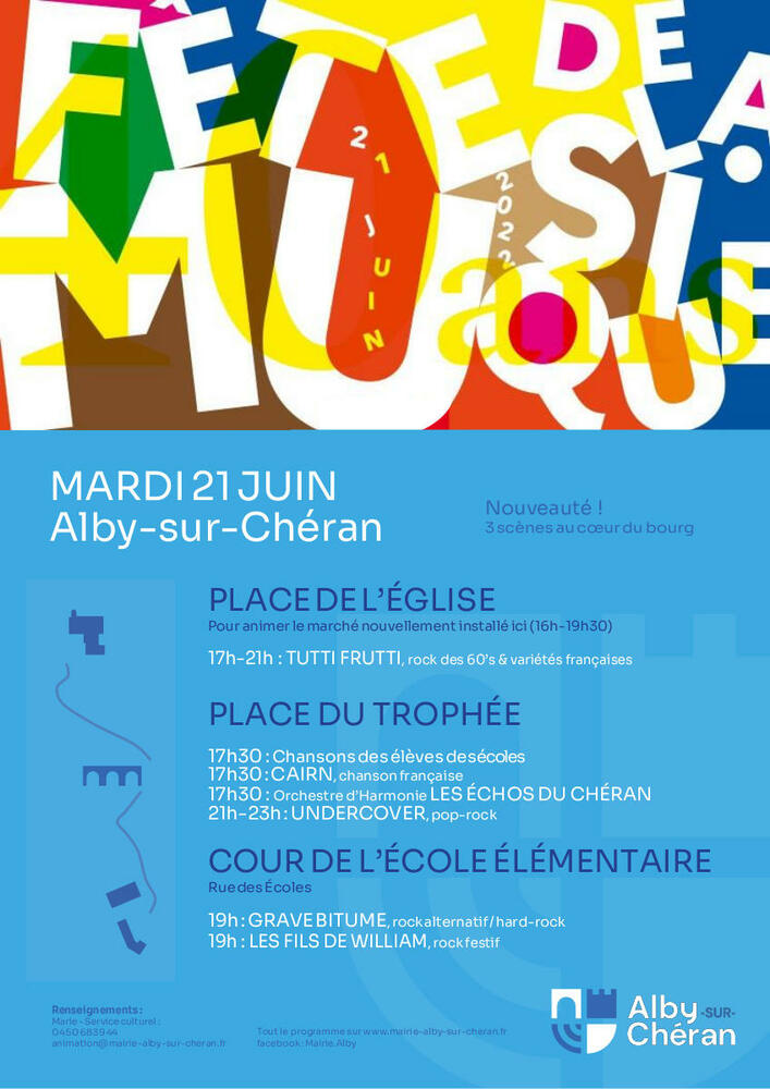 Fête de la musique Alby sur Chéran