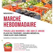 Inauguration du marché hebdomadaire d’Alby sur Chéran