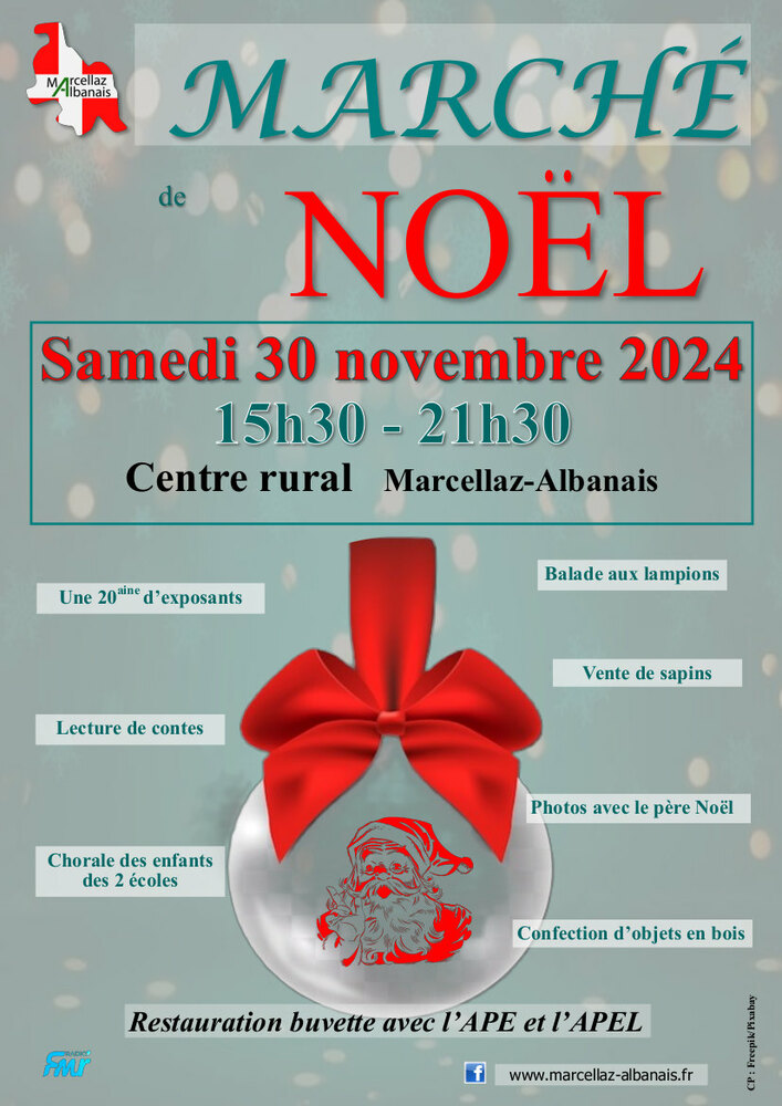 Marché Noël Marcellaz 2024