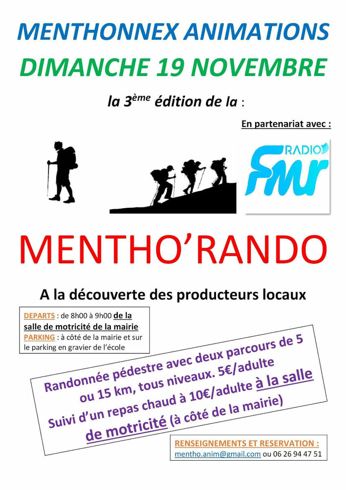 Randonnée Menthonnex