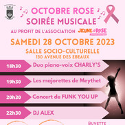 Soirée concert octobre rose à Cruseilles