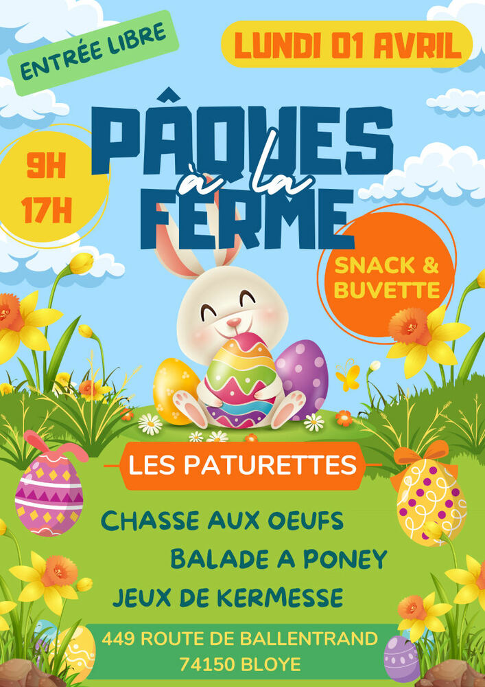 Ferme les Paturettes Pâques